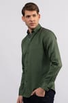 Slim Fit Dar Kesim Uzun Kol Poplin Oxford