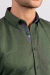 Slim Fit Dar Kesim Uzun Kol Poplin Oxford
