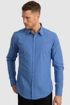 Slim Fit Dar Kesim Tery Cotton Erkek Gömlek