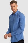 Slim Fit Dar Kesim Tery Cotton Erkek Gömlek