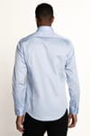 Slim Fit Koton Saten Premium Seri Erkek Gömlek
