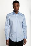 Slim Fit Koton Saten Premium Seri Erkek Gömlek