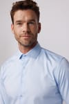 Slim Fit Koton Saten Premium Seri Erkek Gömlek