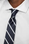 Slim Fit %100 Koton Saten Premium Erkek Beyaz Gömlek