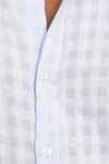 Slim Fit Dar Kalıp Uzun Kol Pamuk Gofreli Desenli Erkek Gömlek