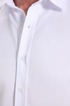 Slim Fit Kolay Ütülenebilir Ter Konforu Sağlayan Kravatlık Yaka Dört Mevsim Beyaz Erkek Gömlek