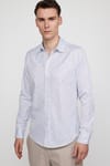 Slim Fit Pamuklu Kolay Ütü Desenli Erkek Gömlek