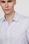 Slim Fit Pamuklu Kolay Ütü Desenli Erkek Gömlek