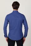 Slim Fit Uzun Kol Yaka Düğmeli Yaka İçi Biyeli Erkek Gömlek