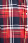 Slim Fit Dar Kesim Kareli Pamuklu Kolay Ütülenebilir Erkek Gömlek