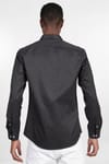 Slim Fit Dar Kesim Desenli Pamuklu Kolay Ütülenebilir Erkek Gömlek