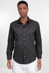 Slim Fit Dar Kesim Desenli Pamuklu Kolay Ütülenebilir Erkek Gömlek