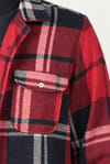 Slim Fit Oduncu Kışlık Çift Cepli Kapaklı Erkek Gömlek