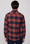 Slim Fit Kışlık Kareli Oduncu Erkek Gömlek