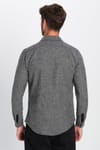 Slim Fit Kışlık Oduncu Çift Cep Kapaklı Düz Erkek Gömlek