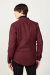 Slim Fit Oduncu Düz Kışlık Erkek Gömlek