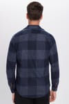 Slim Fit Uzun Kollu Kışlık Oduncu Ekoseli Unisex Gömlek