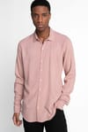 Slim Fit Dar Kesim Uzun Kol Dökümlü Viskon Şık Erkek Gömlek