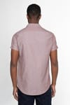 Slim Fit Kısa Kol Düğmeli Yaka Poplin Oxford Erkek Gömlek