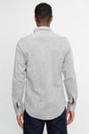 Slim Fit Uzun Kol Keten Premium Seri Düğmeli Yaka Spor Gömlek