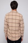 Slim Fit Dar Kesim Çift Cep Kareli Oduncu Erkek Gömlek