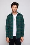 Slim Fit Dar Kesim Çift Cep Kareli Oduncu Erkek Gömlek