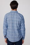 Slim Fit Dar Kesim Çift Cepli Oduncu Erkek Gömlek