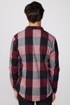 Slim Fit Kareli Çift Cepli Oduncu Erkek Gömlek