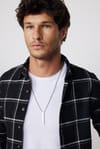 Slim Fit Dar Kesim Cepli Kareli Oduncu Erkek Gömlek