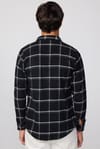 Slim Fit Dar Kesim Cepli Kareli Oduncu Erkek Gömlek