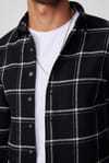 Slim Fit Dar Kesim Cepli Kareli Oduncu Erkek Gömlek
