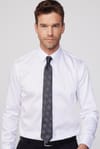 Slim Fit Non Iron Beyaz Erkek Gömlek