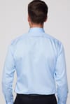 Slim Fit Non Iron Mavi Erkek Gömlek