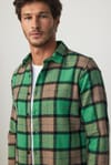 Slim Fit Dar Kesim Kareli Oduncu Erkek Gömlek