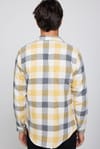 Slim Fit Dar Kesim Kareli Oduncu Erkek Gömlek