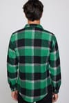 Slim Fit Dar Kesim Kareli Oduncu Erkek Gömlek
