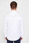 Slim Fit Uzun Kollu Non-Iron Ütü Gerektirmez Beyaz Erkek Gömlek