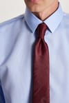Slim Fit Mavi Non-Iron %100 Pamuk Doğa Dostu Ekoteks Belgeli Ütü Gerektirmez Gömlek