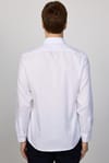 Slim Fit Non-Iron Ütü Gerektirmez Beyaz Erkek Gömlek