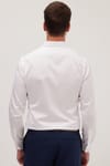 Erkek Slim Fit Dar Kesim Uzun Kollu %100 Pamuk Premium Seri Beyaz Gömlek