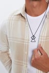 Erkek Slim Fit Dar Kesim Oduncu Düğmeli Yaka Kareli Kışlık Gömlek