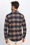 Erkek Slim Fit Dar Kesim Oduncu Kareli Kışlık Gömlek