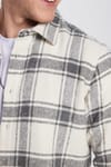 Erkek Slim Fit Dar Kesim Oduncu Düğmeli Yaka Kareli Kışlık Gömlek