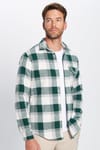 Erkek Slim Fit Dar Kesim Oduncu Tek Cepli Kareli Kışlık Gömlek