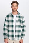 Erkek Slim Fit Dar Kesim Oduncu Tek Cepli Kareli Kışlık Gömlek