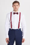 Erkek Slim Fit  Premium Likralı Pamuk Saten Beyaz Gömlek
