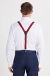 Erkek Slim Fit  Premium Likralı Pamuk Saten Beyaz Gömlek