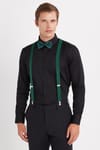 Erkek Slim Fit  Premium Likralı Pamuk Saten Gömlek
