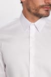 Slim Fit Beyaz Non-Iron Pamuklu Doğa Dostu Ekoteks Belgeli Ütü Gerektirmez Gömlek