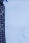 Erkek Slim Fit Non-Iron Pamuklu Doğa Dostu Ekoteks Belgeli Ütü Gerektirmez Açık Mavi Gömlek